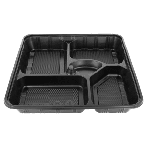 Coffret repas avec couvercle 5 compartiments