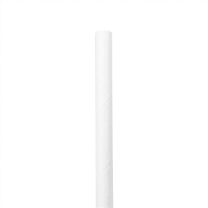 Paille droite blanche